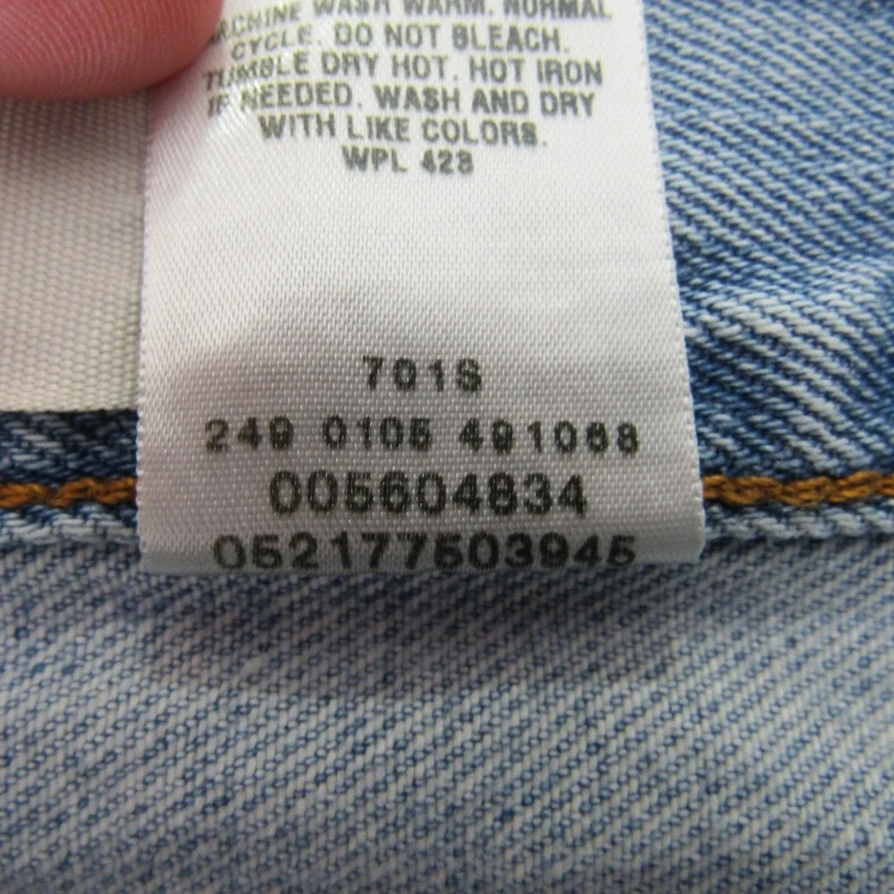 Levis 560 Jeans Mens‎ Size 33x30 (Actual 32x27) Loose Fit Tapered Leg Blue Denim